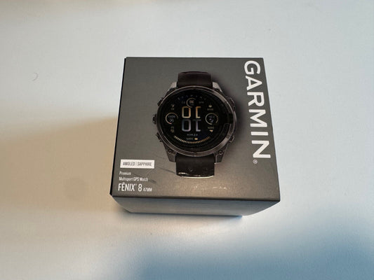 Garmin Fenix 8 47mm AMOLED Sapphire, Carbon Gray DLC Titanium